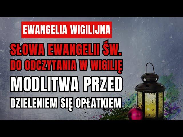  Fragment Ewangelii św. Łukasza - Co Czytać Na Wigilię Z Pisma Świętego? Ewangelia Wigilijna