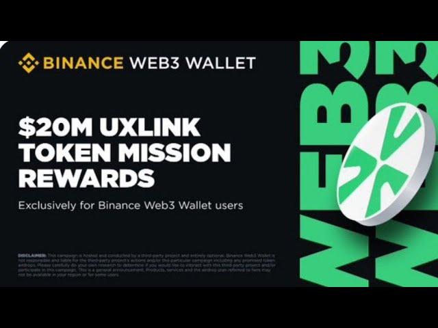 Binance Web3 x UXLINK Airdrop  | How To Complete All Task Step By Step