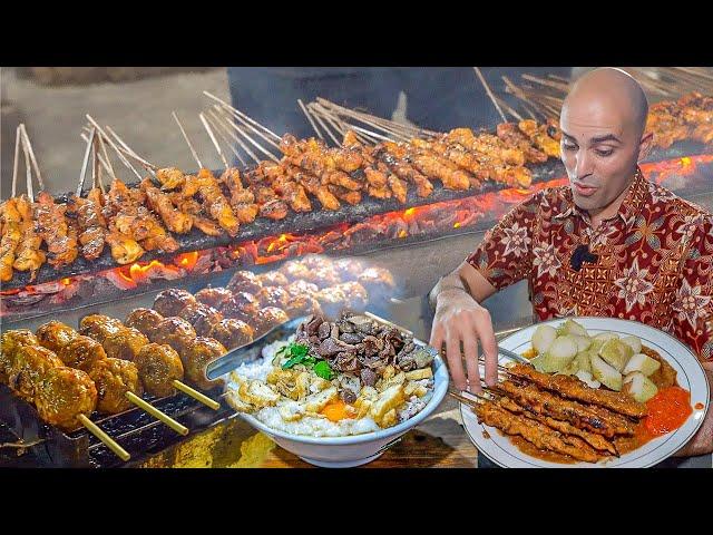 INDONESIAN NIGHT STREET FOOD MARKET - Indonesian street food tour in Tangerang, Indonesia