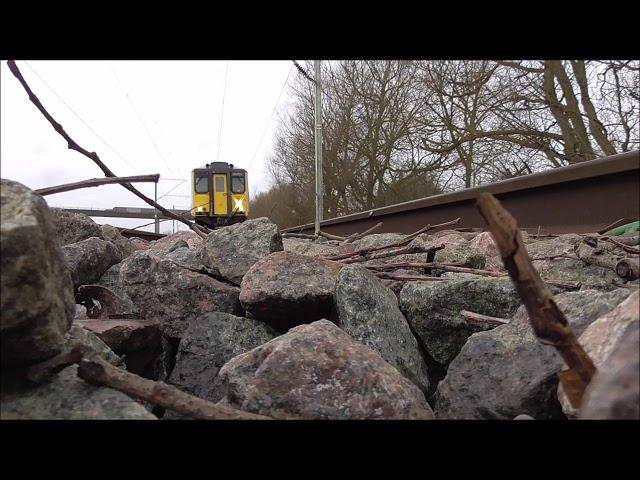 FAST Greater Anglia Class 317 Passes Above Camera