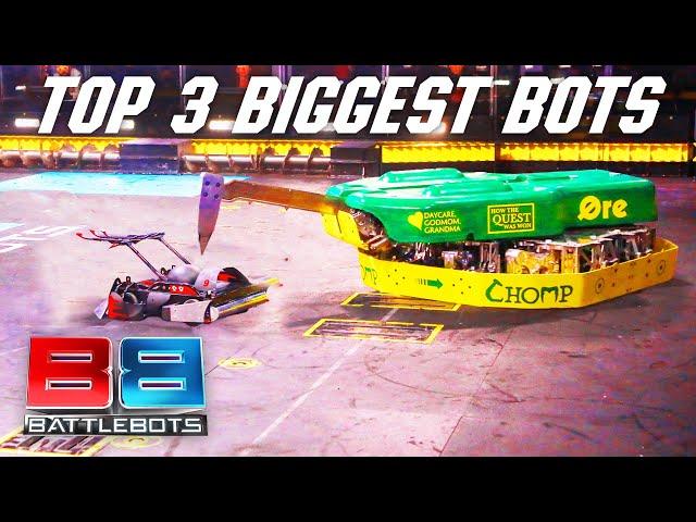 Top 3 BIGGEST BattleBots | Greatest Fights | BATTLEBOTS