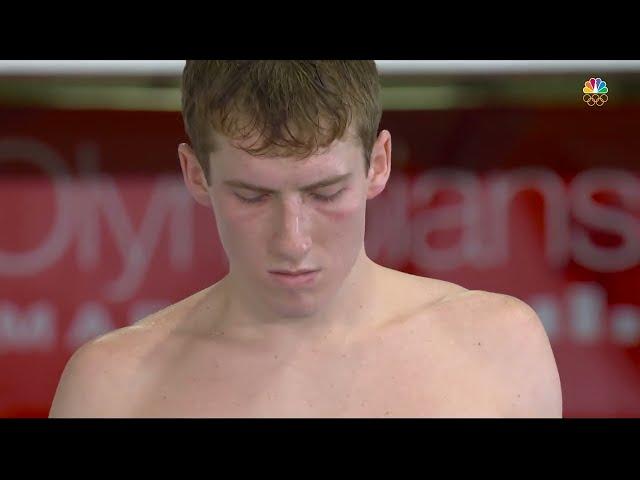 Carson Tyler qualifies in men's 10m platform | U.S. Olympic Diving Trials
