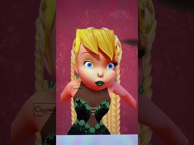 Tinkerbell’s transformation #art #disney #transformation #glowup #cartoon #tinkerbell
