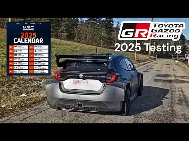 New Toyota Yaris GR FOUR WRC Rally Testing for 2025 Season + Time Trials December 2024 + ASMR Track