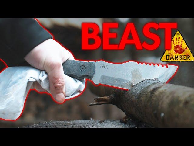 World's Most Hyped Knife Almost Injured us!? | Tops Tom Brown Tracker