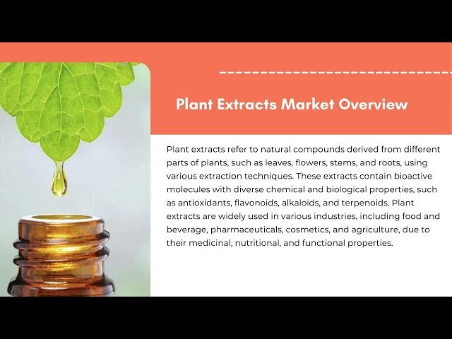 Plant Extracts Market | Exactitude Consultancy Reports