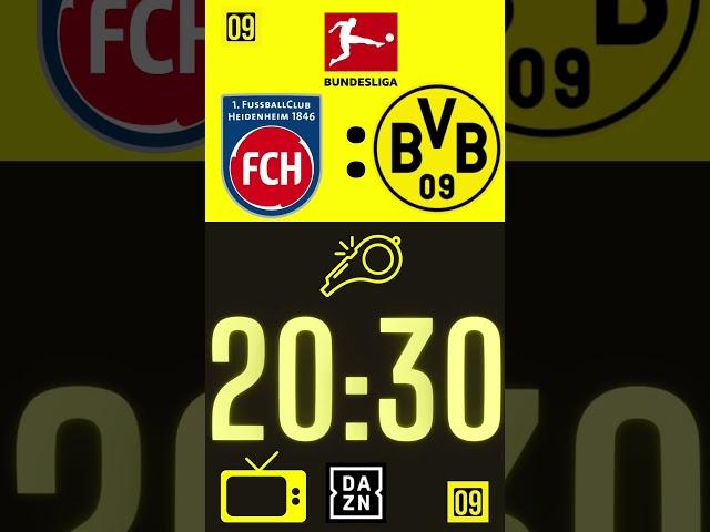 1. FC Heidenheim 1846 gegen Borussia Dortmund#bvb #bvb09  #borussiadortmund #fcheidenheim1848