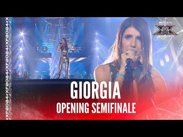 Giorgia canta nell'Opening della Semifinale | X Factor 2024