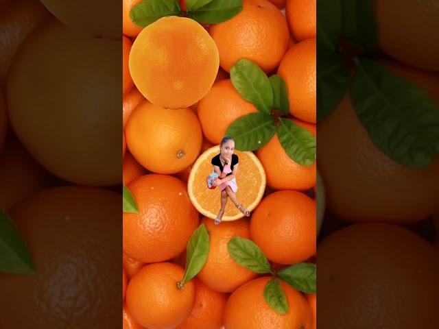 orange fruits#satisfying#short