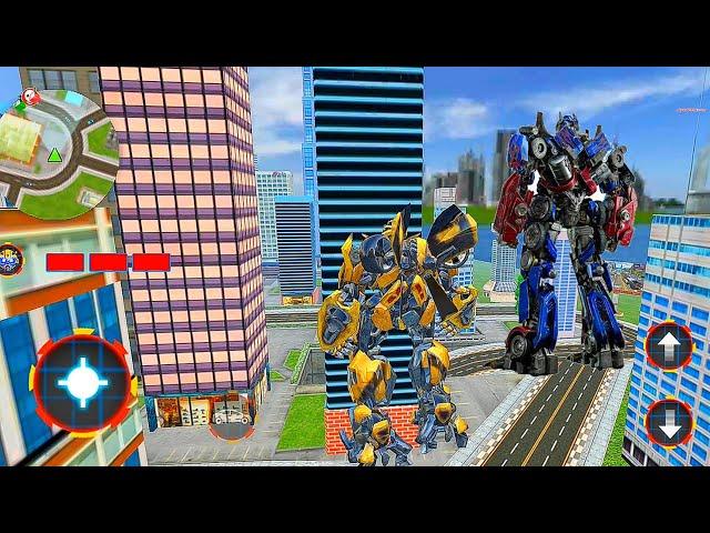 Grand Transformers Battle of City: Bumblebee Robot Games 2 | Android iOS Gameplay