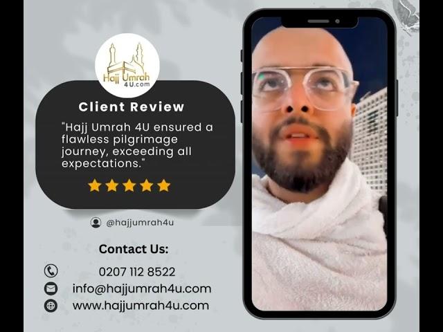 𝐎𝐮𝐫 𝐂𝐥𝐢𝐞𝐧𝐭 𝐑𝐞𝐯𝐢𝐞𝐰 𝐟𝐨𝐫 𝐇𝐚𝐣𝐣 𝐔𝐦𝐫𝐚𝐡 𝟒𝐮 #trending #foryou #subscribe #like #review #umrah #shortvideo