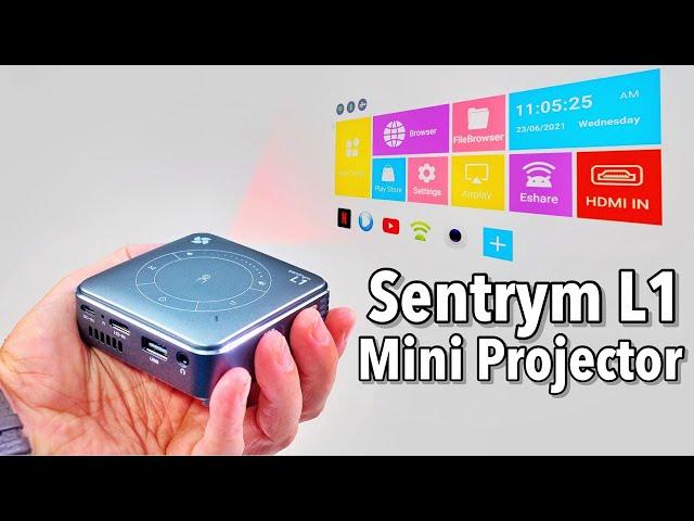 The Smallest & Coolest Mini Projector! Sentrym L1 Review