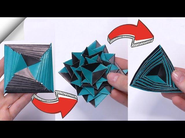 Paper toy antistress transformer | DIY crafts easy