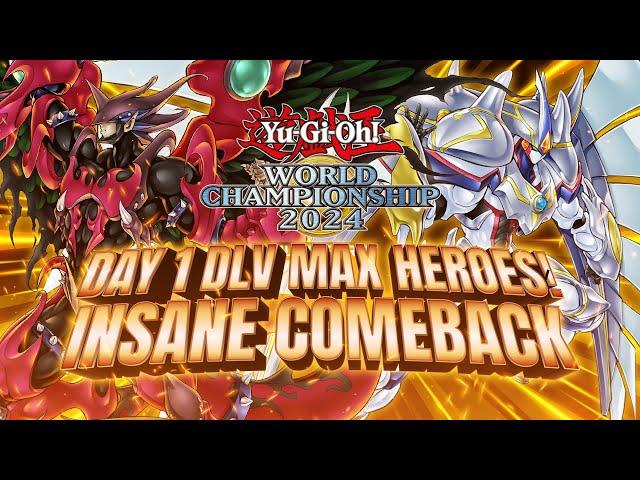 DAY 1 DLV MAX! HEROES WORLD CHAMPIONSHIP 2024 QUALIFIERS - Yu-Gi-Oh! Master Duel