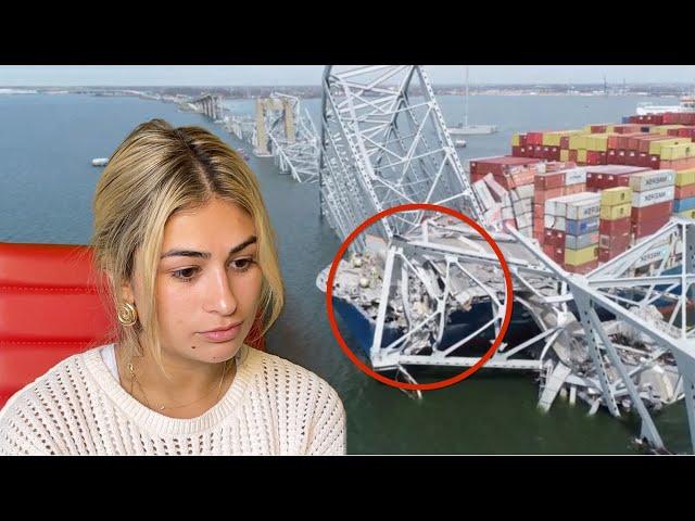 New Baltimore Bridge Collapse Footage!  (Reaction)