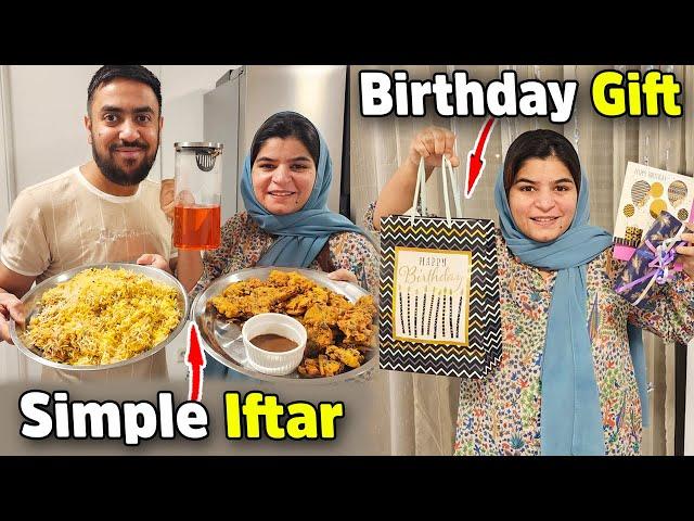 Simple Iftar Menu in Germany️ Birthday Gift Opening