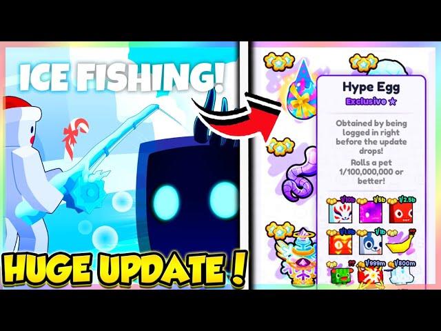 (LIVE)ICE FISHING & HYPE EGGS in PETS GO UPDATE 9!! (Roblox)