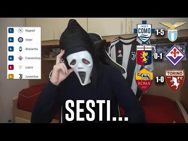 MI PREOCCUPO. ALLEGRI AVEVA PREVISTO TUTTO. SESTI IN CLASSIFICA... Como Lazio 1-5 / Genoa Fiore 0-1