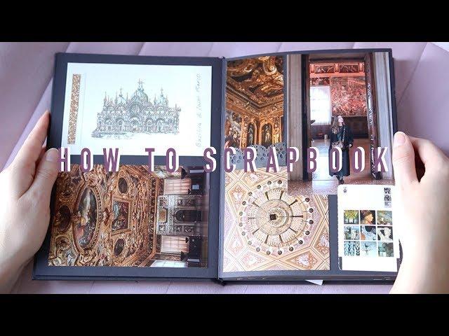 How to Scrapbook | DIY Travel Journal Tutorial