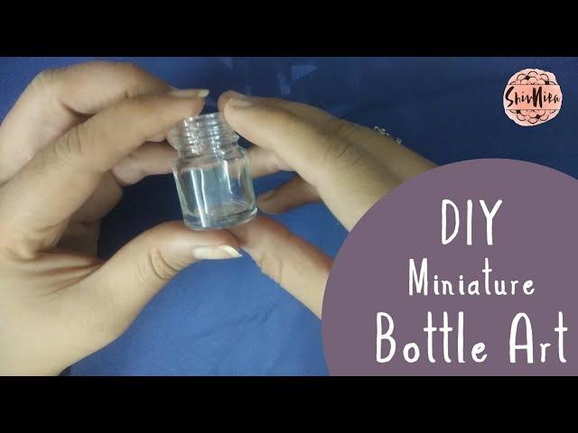 Empty Acrylic Bottle Craft | How To Reuse Paint Bottle | Miniature Bottle Craft Idea | DIY Candle