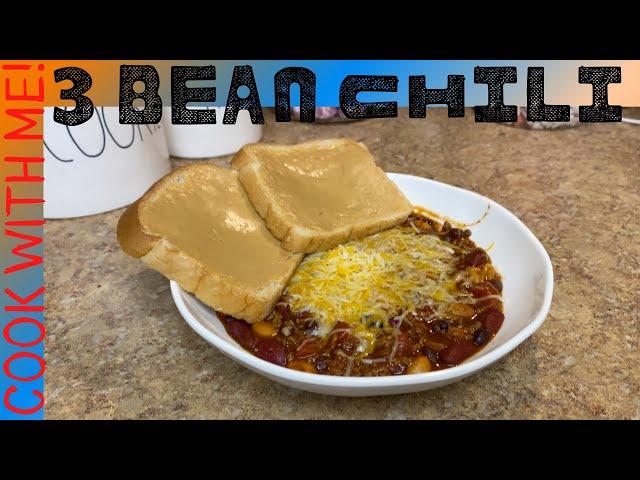 3 Bean Chili - Cook With Me!