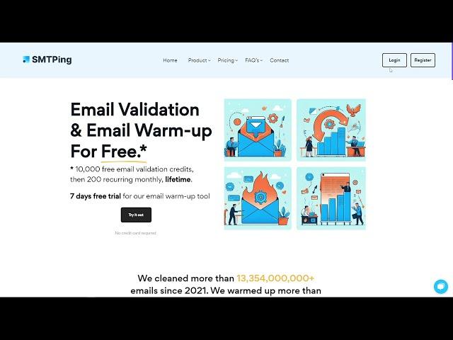 SMTPing Free Email Validation and Warmup Tool