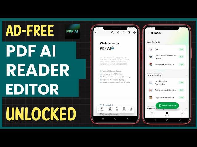 Best Free PDF AI Reader Editor App for Android