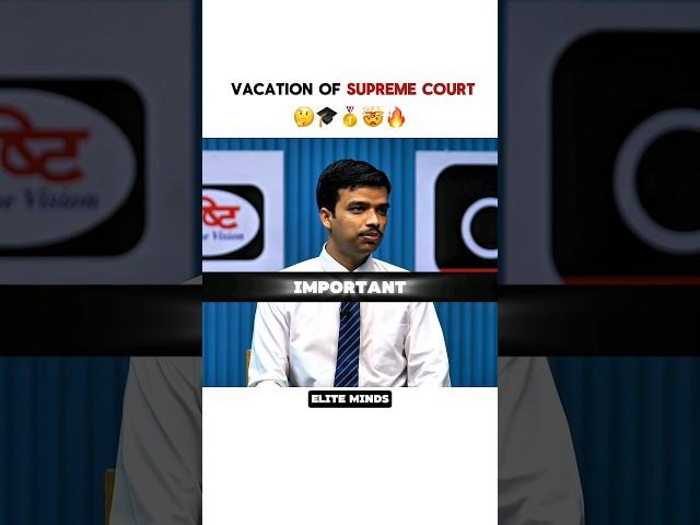 Vacation of Supreme Court|Yogesh Kumar Yadav|Rank-56|UPSC Mock Interview 2024