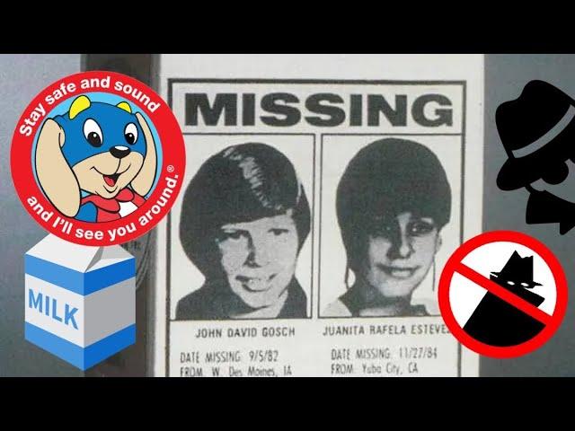 The Controversial Missing Children Milk Carton Program