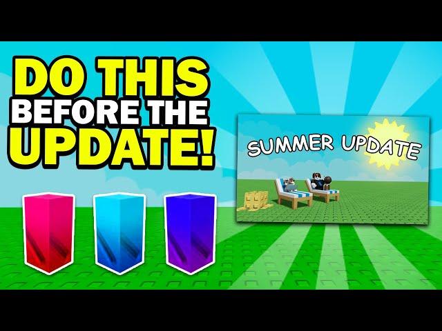 DO THIS BEFORE THE SUMMER UPDATE!! in Grow a Garden ROBLOX