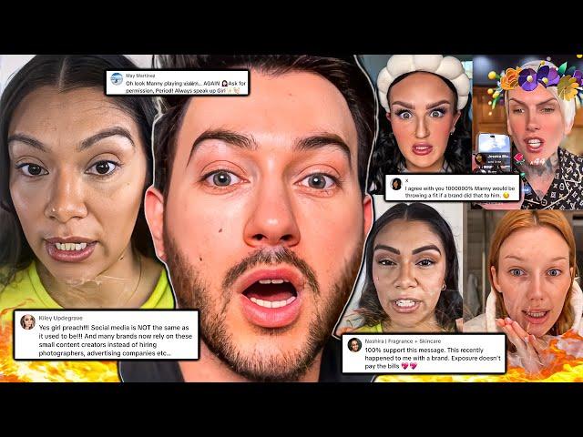 Manny Mua ACCUSED Of STEALING From Micro Influencer (Lunar Beauty)