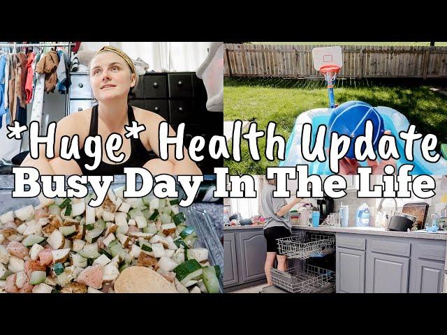 *HUGE* HEALTH UPDATE | BUSY DAY IN THE LIFE OF A MOM OF 4 | EXERGOO | MEGA MOM