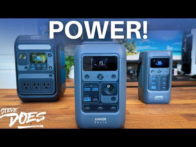 3 Portable Power Stations in 2024 Every Outdoor Enthusiast Needs to Know! Anker SOLIX C300 Series