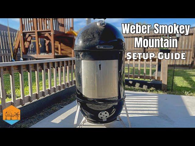 This is how to set up a Weber Smokey Mountain!