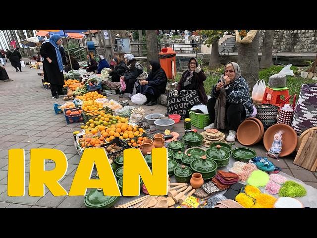 The BEAUTIFUL Street Food Queen of IRAN  | Rasht Grand Bazaar Tour