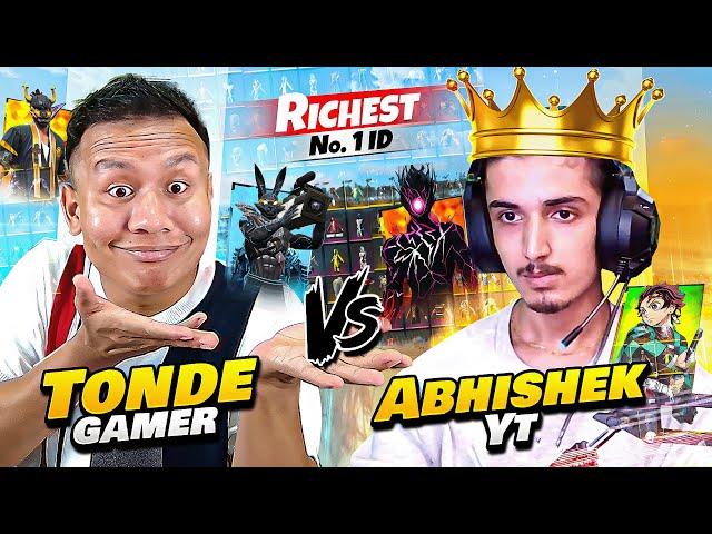 Nepal's No. 1 ID Abhishek YT Vs Tonde Gamer Best Collection Battle  Free Fire Max