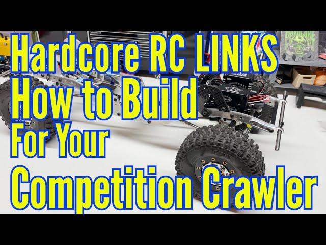 Building HardcoreRC Links for Your Competition Crawler-Install on AR45P with a GSpeed V1C1 Chassis