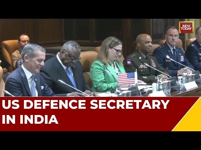 US Defence Secretary Lloyd Austin Arrives In India On Two-Day Visit | WATCH