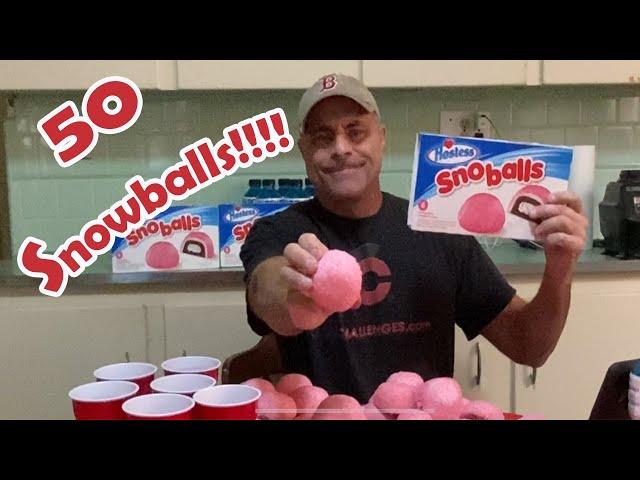 50 Hostess Snowball Snack Speed Run