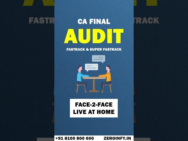 Latest Recording for CA Final Audit Fast Track By CA Abhishek Bansal || For Nov 23