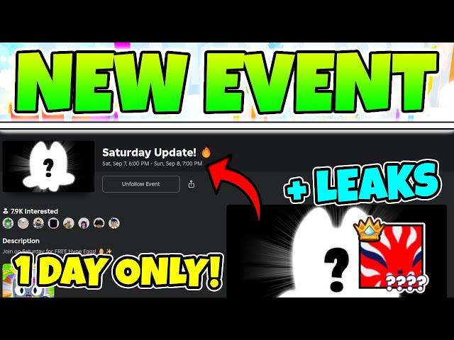 NEW EVENT IS COMING TO PS99 AND MORE LEAKS! Pet Simulator 99!