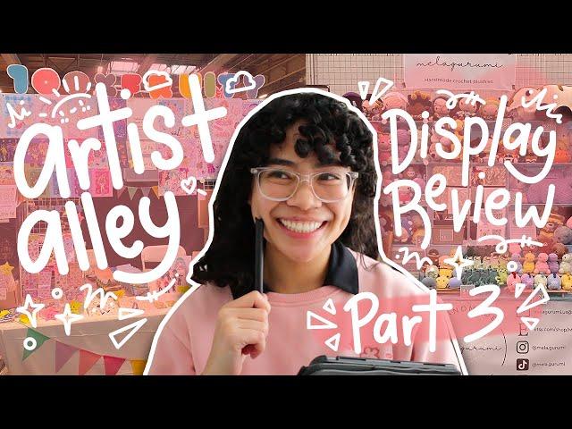 Reviewing YOUR Artist Alley Displays P3 | How to Artist Alley 101 | Mualcaina