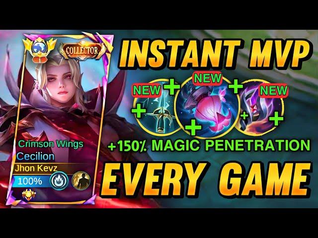 THIS NEW ITEMS FOR CECILION WILL HELP YOU TO REACH MYTHIC FAST | MUST WATCH! | TOP GLOBAL CECILION