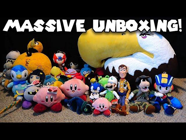 GIANT Plush Unboxing! Mario, Angry Birds, Kirby, and More!