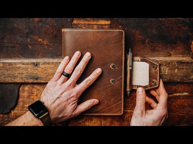 Making a handmade leather LEUCHTTURM 1917 JOURNAL!