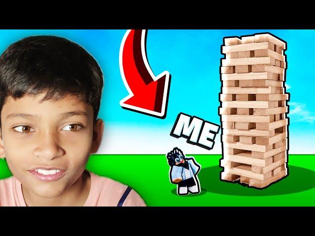 ROBLOX WORLD'S BIGGEST JENGA CHALLENGE