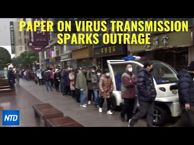 Paper on coronavirus transmission sparks outrage | NTDTV