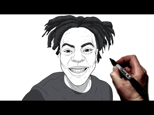 How To Draw ishowspeed | Step By Step | Youtuber