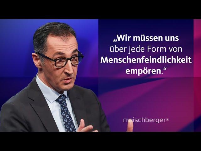 Cem Özdemir (B’90/Grüne) über Migration, Integration und den Druck auf seine Partei | maischberger