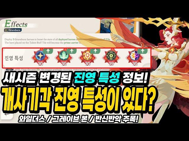 AFK새로운여정] 신규 시즌 모든 진영 특성 정보 번역 및 분석. 이번 시즌의 트라이브 같은 진영이 보입니다... 과연?